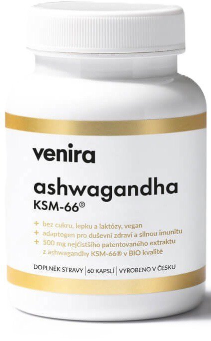 VENIRA Ashwagandha KSM-66 60 kapsúl