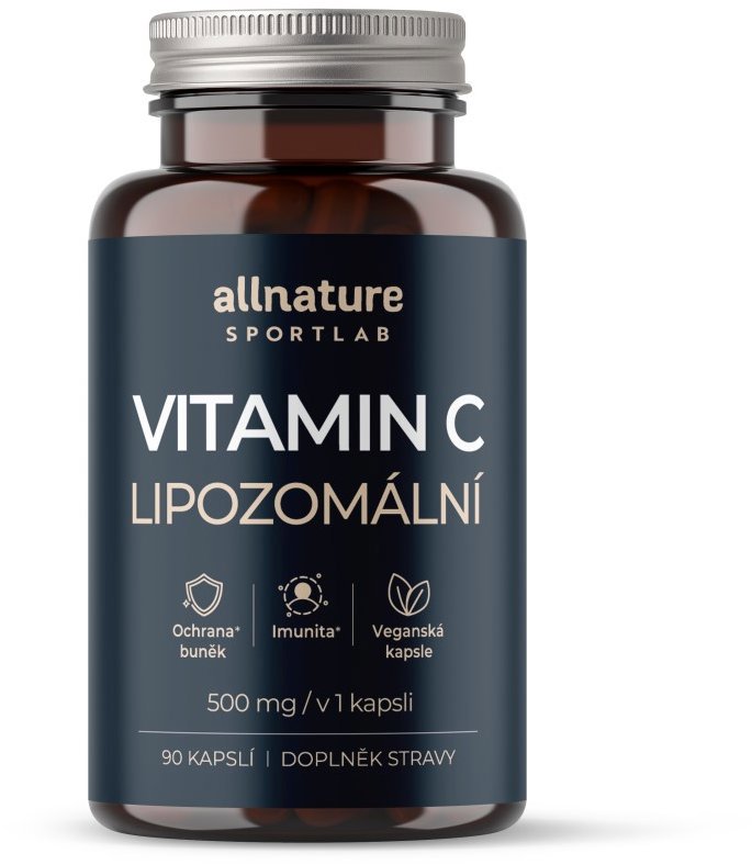 Allnature Sportlab Lipozomálna Vitamín C 500 mg 90 kapsúl