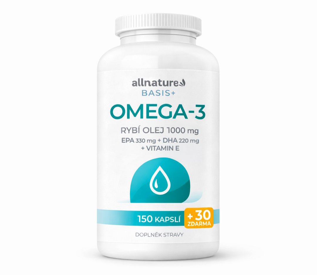 Allnature Basis + Omega 3 150 + 30 kapsúl