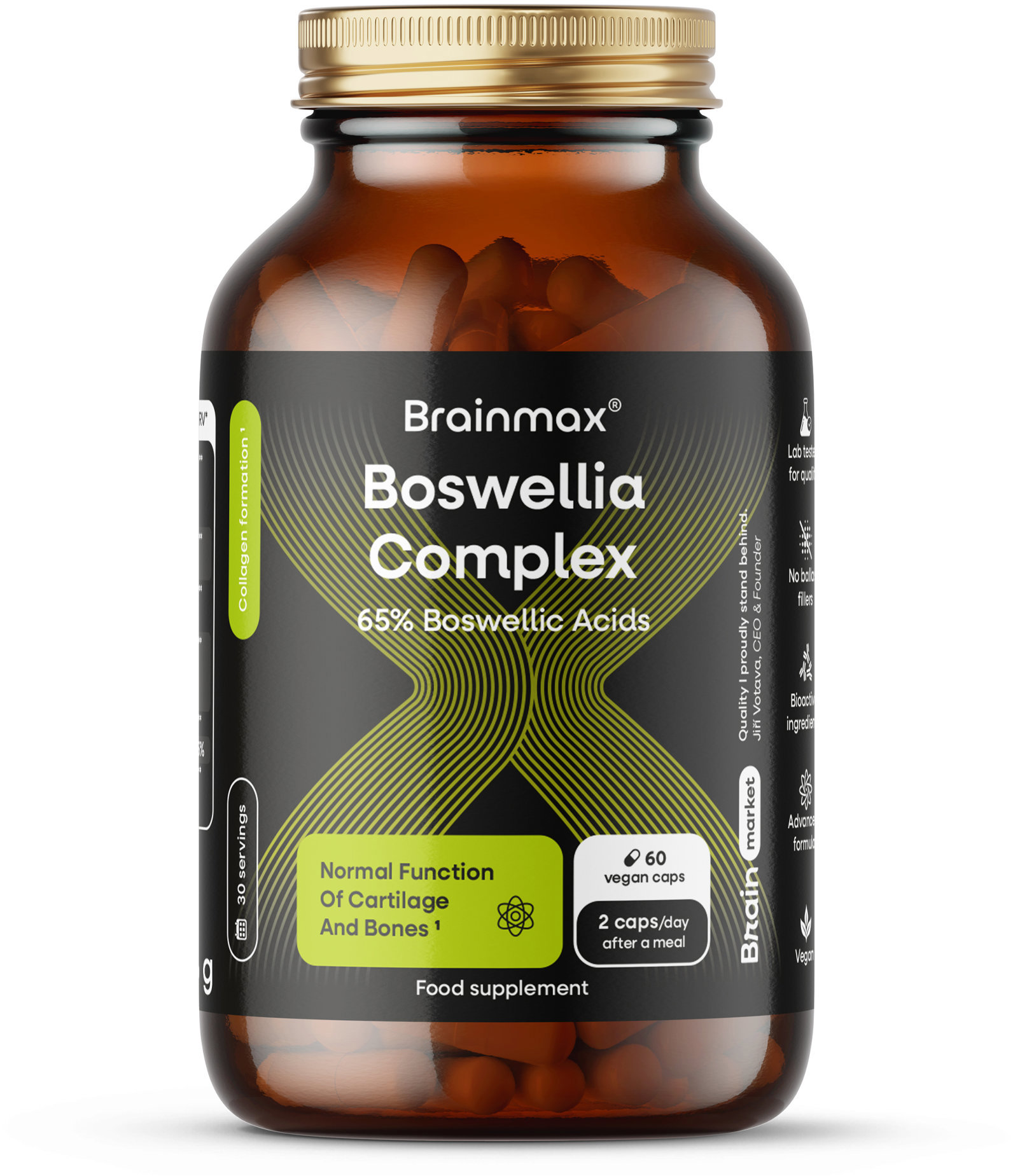 BrainMax Boswellia Complex 60 rostlinných kapslí