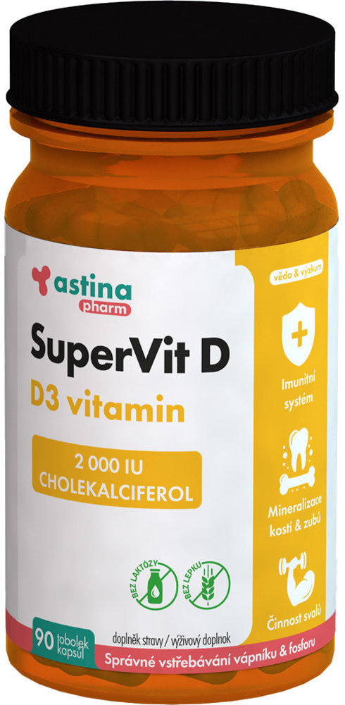 Astina Pharm SuperVit D3 vitamín 2000 IU 90 toboliek