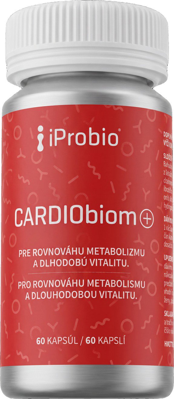 iProbio CARDIObiom+ na podporu zdravého srdca a ciev 60 kapsúl