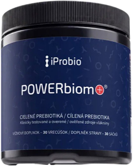 iProbio POWERbiom+ cielená prebiotická vláknina 30 vreciek