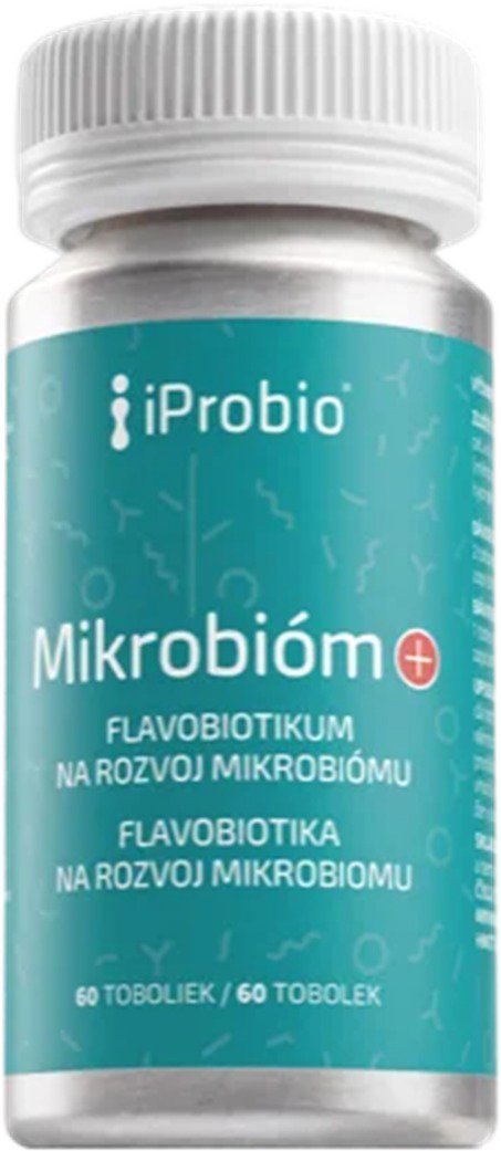 iProbio Mikrobióm+ flavobiotikum na rozvoj mikrobiómu 60 kapsúl