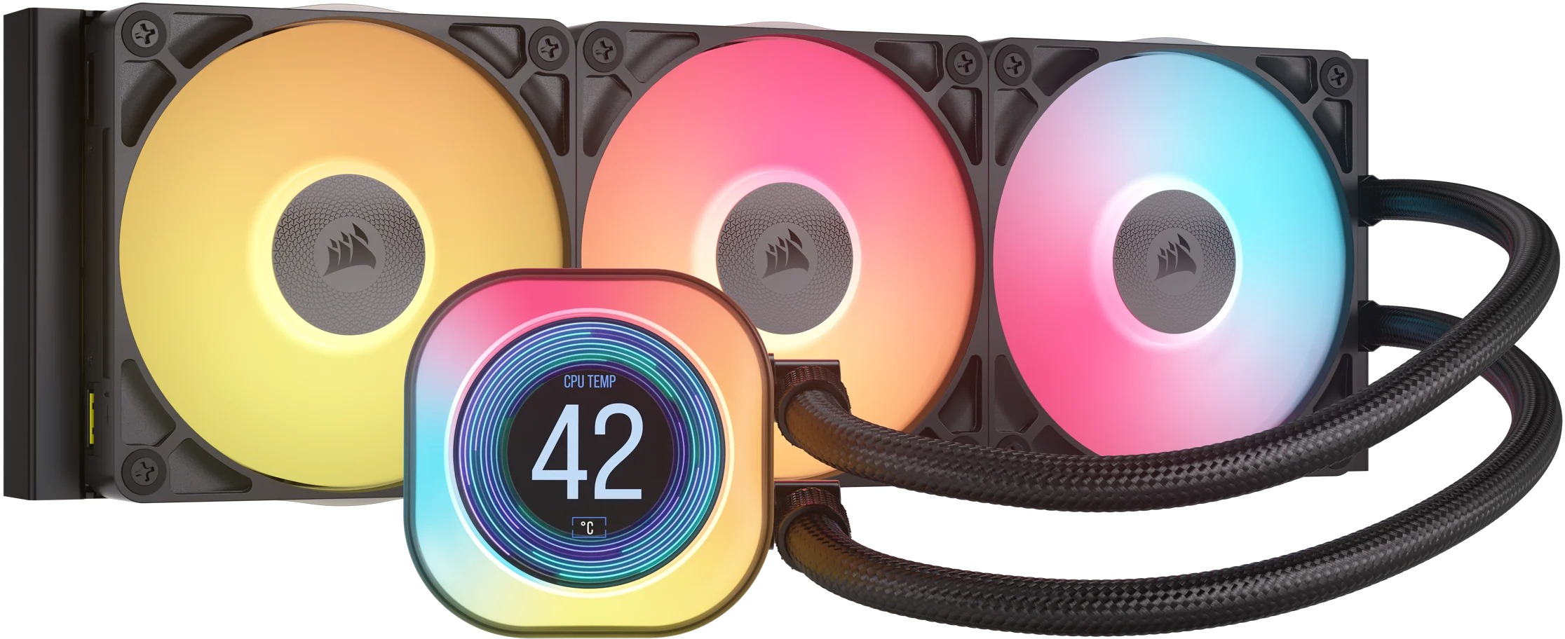 Corsair iCUE LINK TITAN 360 RX LCD Black