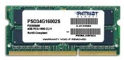 Patriot SO-DIMM 4GB DDR3 1600MHz CL11 Signature Line