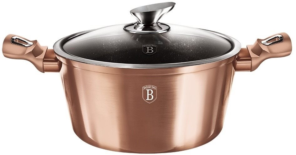 BERLINGERHAUS Kastról s pokrievkou Rosegold Metallic Line 20 cm