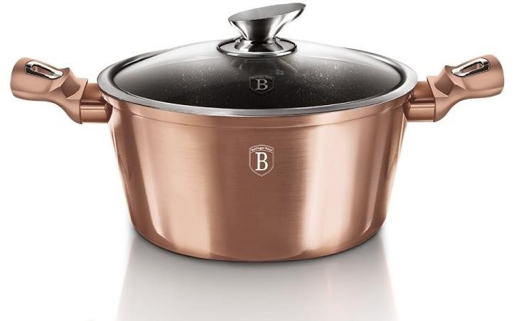 BERLINGERHAUS - Kastról s pokrievkou Rosegold Metallic Line 24 cm