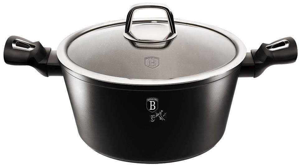 BERLINGERHAUS Kastról s pokrievkou Black Silver Collection 24 cm