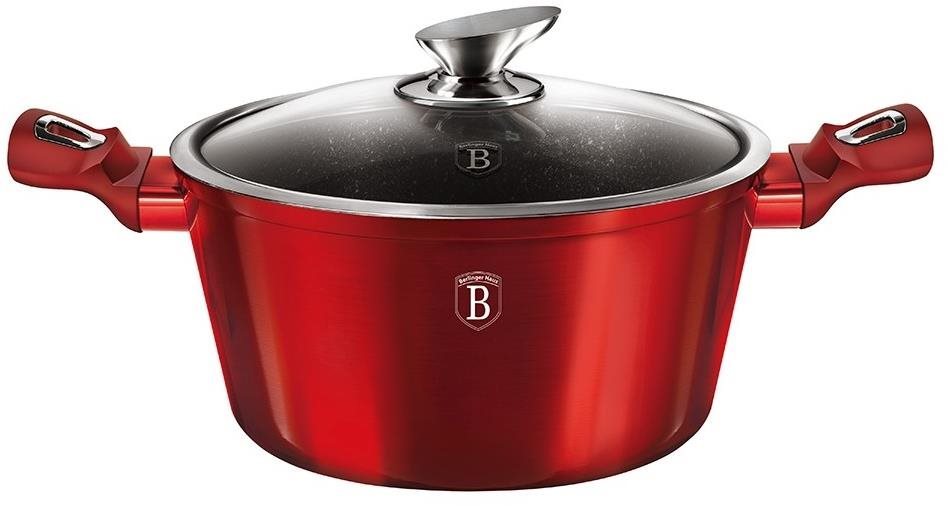 BERLINGERHAUS Kastról s pokrievkou Burgundy Metallic Line 30 cm
