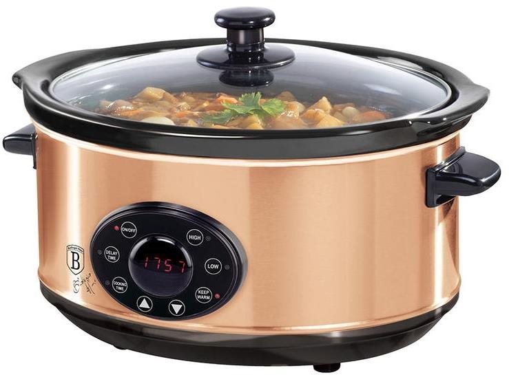 BERLINGERHAUS Pomalý hrniec s pokrievkou Slow Cooker 3,5 l Black Rose Collection