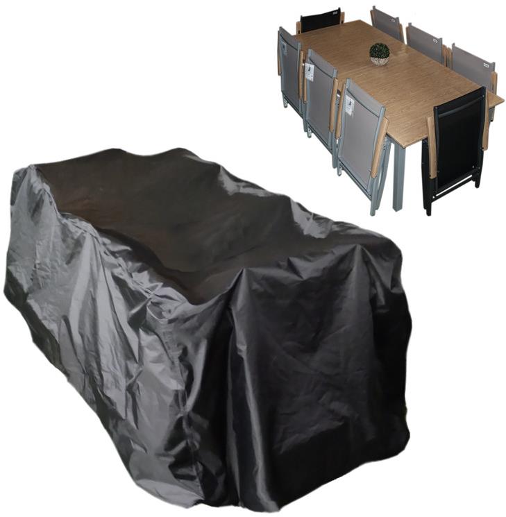 DOPPLER Ochranný obal na stôl 220 × 100 cm + 6 – 8 polohovacích kresiel