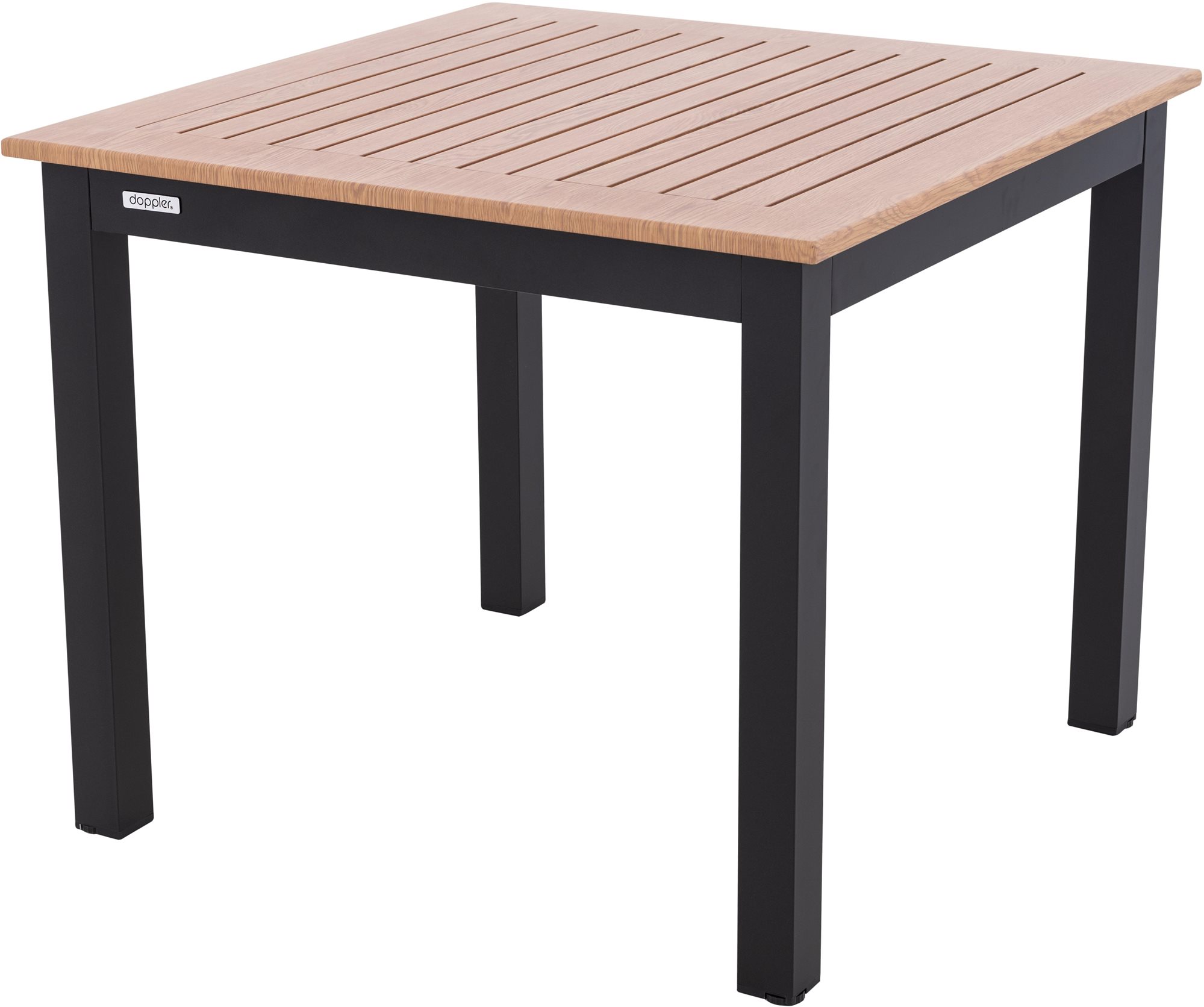 DOPPLER Stôl záhradný EXPERT WOOD, antracit 90 cm
