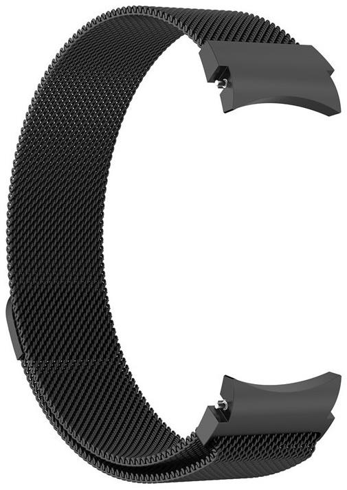 Drakero Milánsky ťah na Samsung Galaxy Watch 4, 5, 6, 7 (44/45/46 mm) čierny