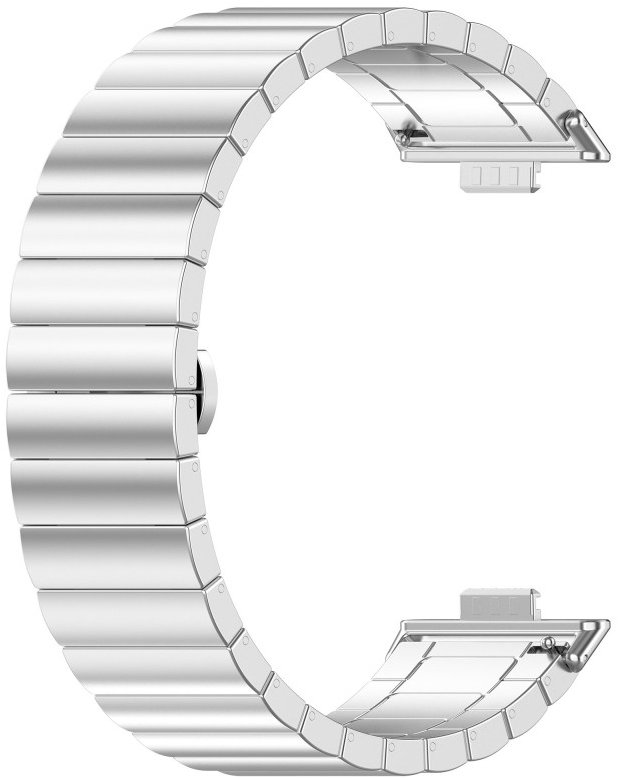 Drakero Kovový strieborný na Huawei Watch Fit 3, 4 a 4 Pro