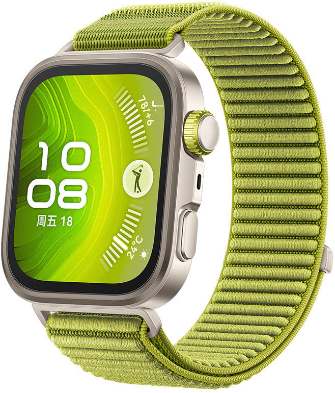 Drakero Nylonový zelený na Huawei Watch Fit 3, 4 a 4 Pro