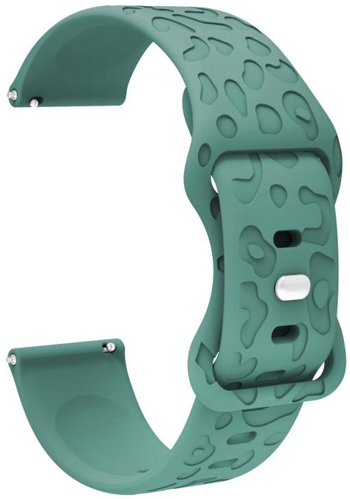 Drakero Silikónový Sculpty na 18 mm Quick Release zelený