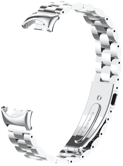 Drakero Kovový na Mi Band 8/9/10 strieborný