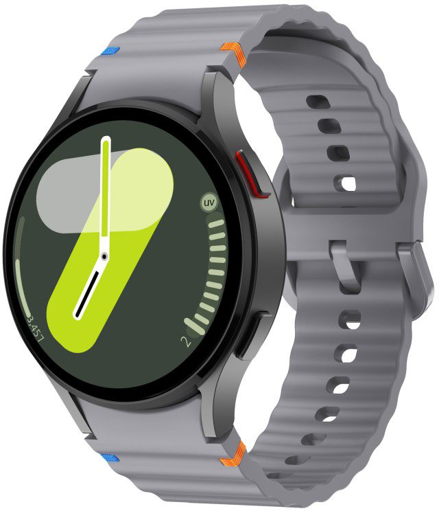 Drakero Silikónový WAVY na Samsung Galaxy Watch 4, 5, 6, 7 sivý