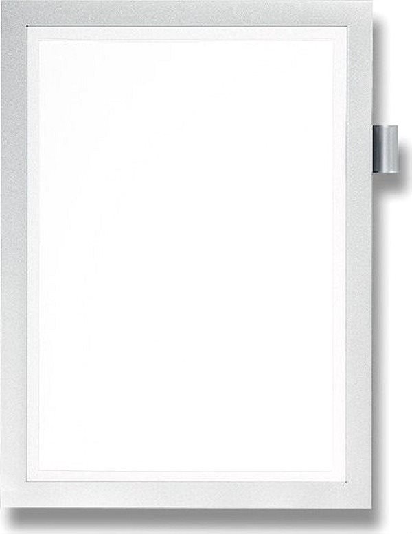 DURABLE NOTE, samolepiaci, A4, strieborný