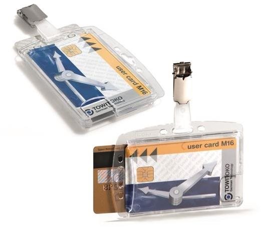 DURABLE na 2 karty s klipsom – balenie 25 ks