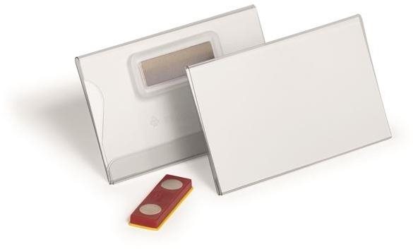 DURABLE s magnetom, 5,4 × 9 cm – balenie 25 ks