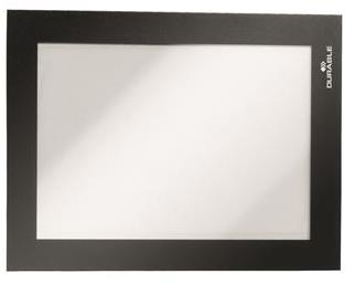 DURABLE Duraframe, samolepiaci, A6, čierny – balenie 2 ks