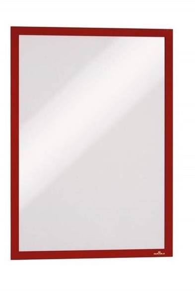 DURABLE Duraframe, samolepiaci, A3, červený – balenie 2 ks