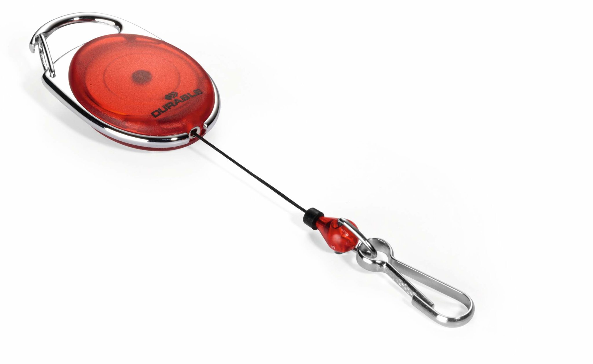 DURABLE Style Držiak menoviek, červený, výsuvný