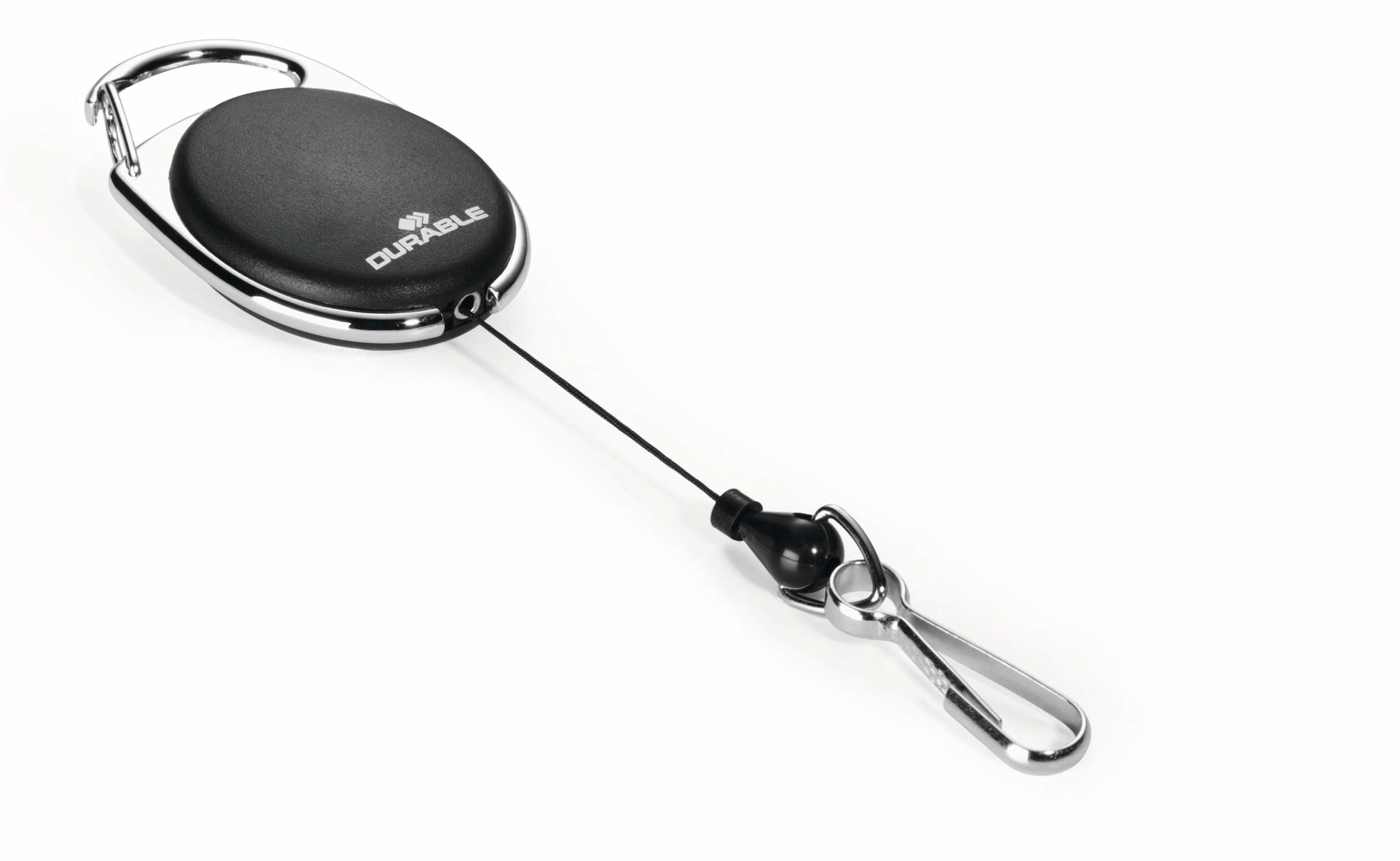 DURABLE Style Držiak menoviek, čierny, výsuvný