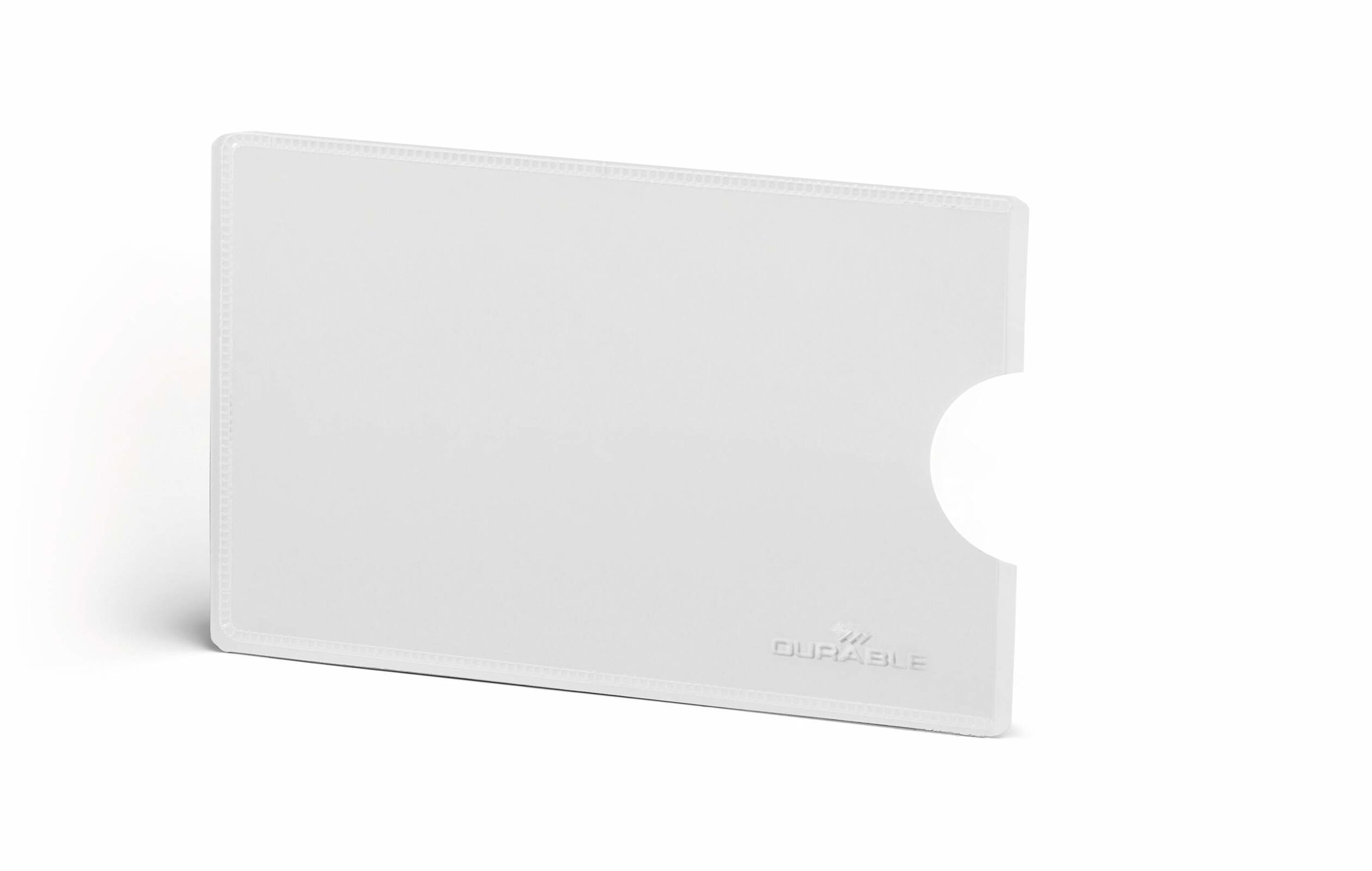DURABLE s RFID ochranou, transparentné – balenie 3 ks