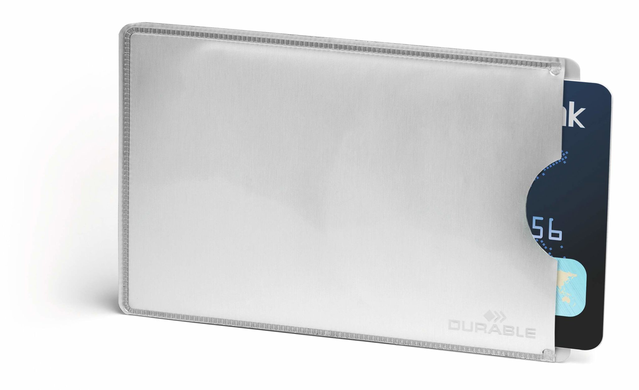 DURABLE s RFID ochranou, strieborné – balenie 10 ks
