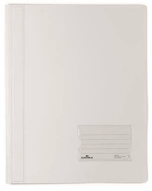 DURABLE A4+ s rýchloviazačom, priesvitné, biele