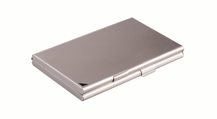 DURABLE DUO puzdro kovové, matné strieborné, na 20 vizitiek
