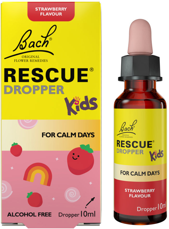 Dr. Bach Rescue® Kids Krízové kvapky pre deti 10 ml s príchuťou jahody