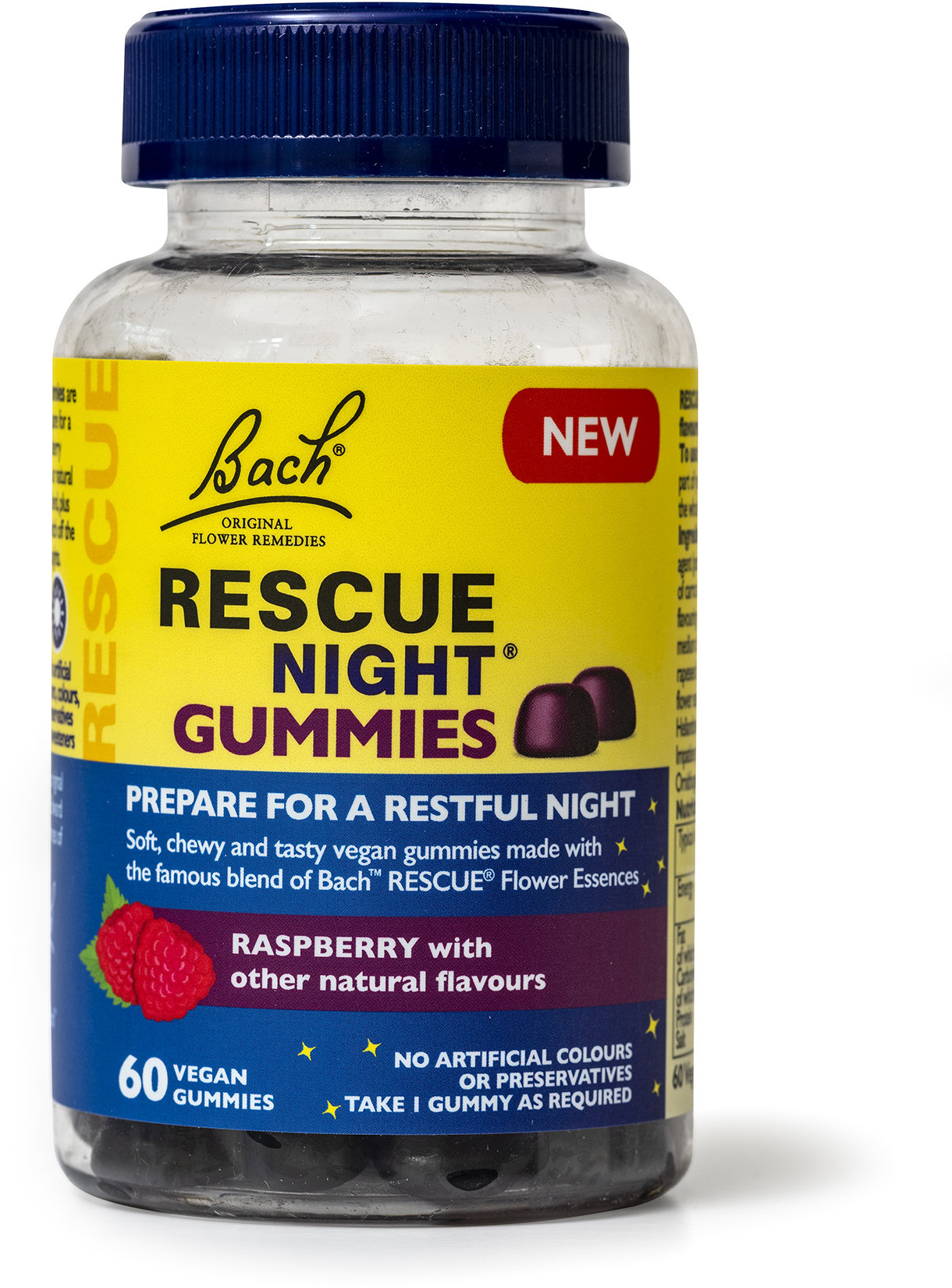 Dr. Bach Rescue® Night Gummies želatínové pastilky 100 g/60 ks