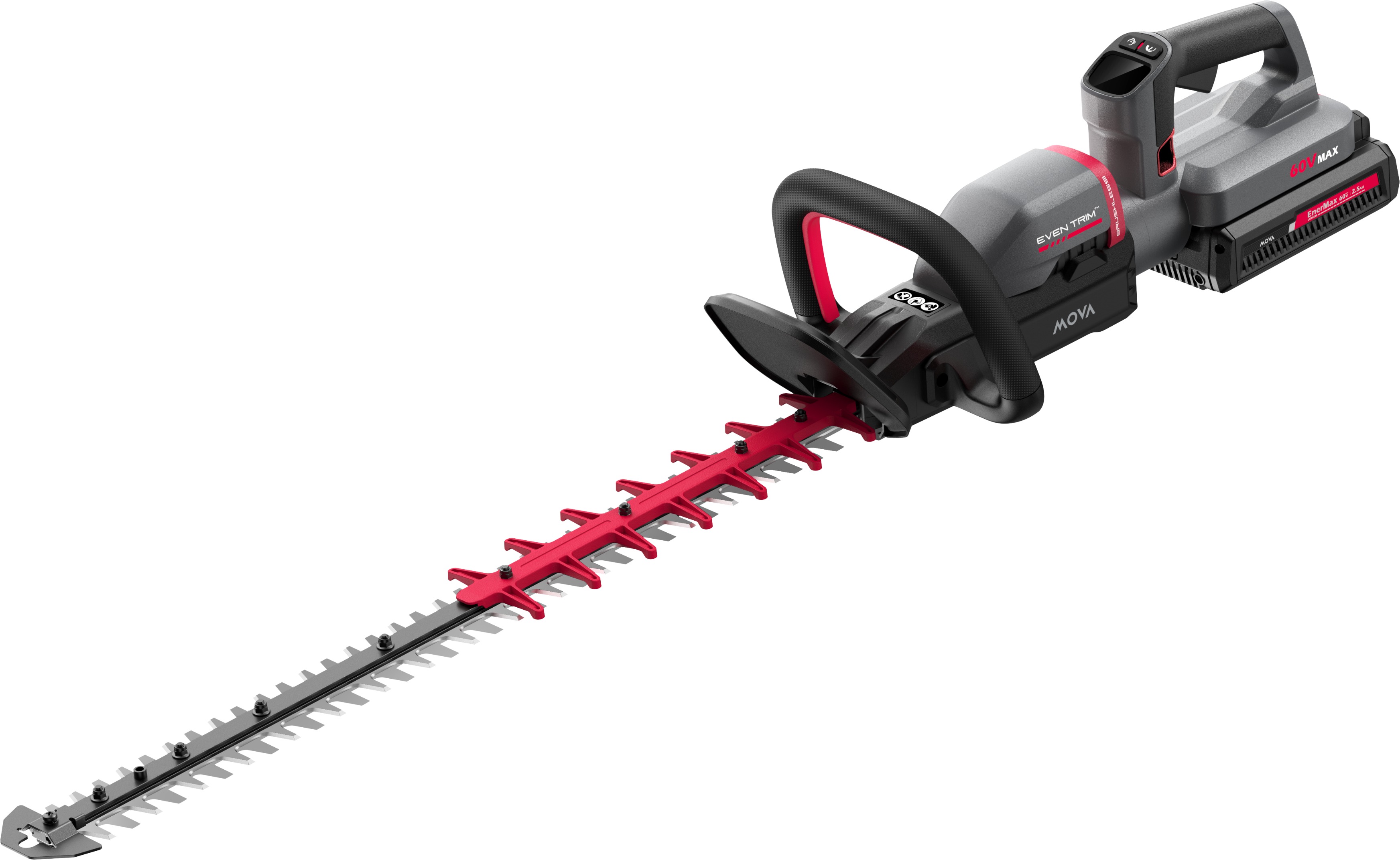 MOVA Nožnice na živý plot AKU 60 V, sada (1× 2,5 Ah)