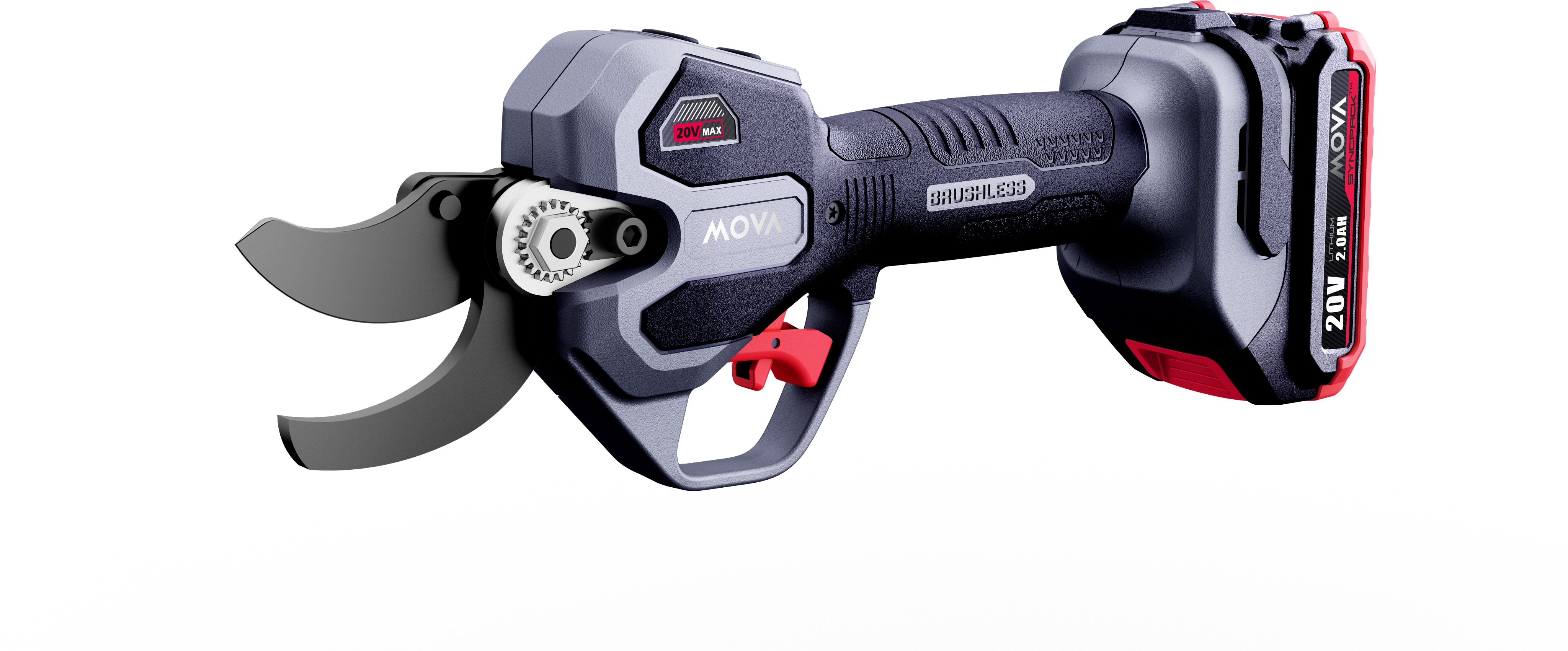 MOVA Nožnice na konáre AKU 20 V, sada (1× 2 Ah)