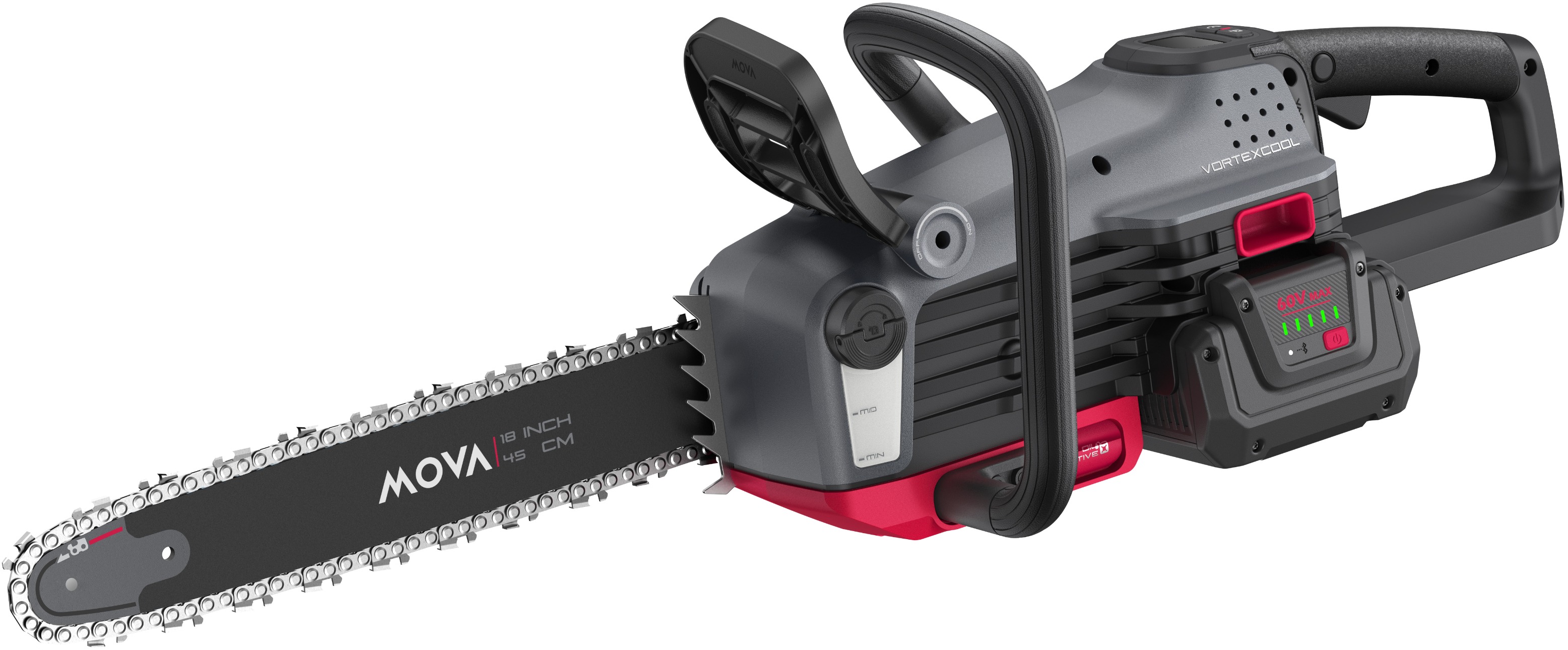 MOVA Reťazová píla AKU 60 V, sada (1× 5 Ah)