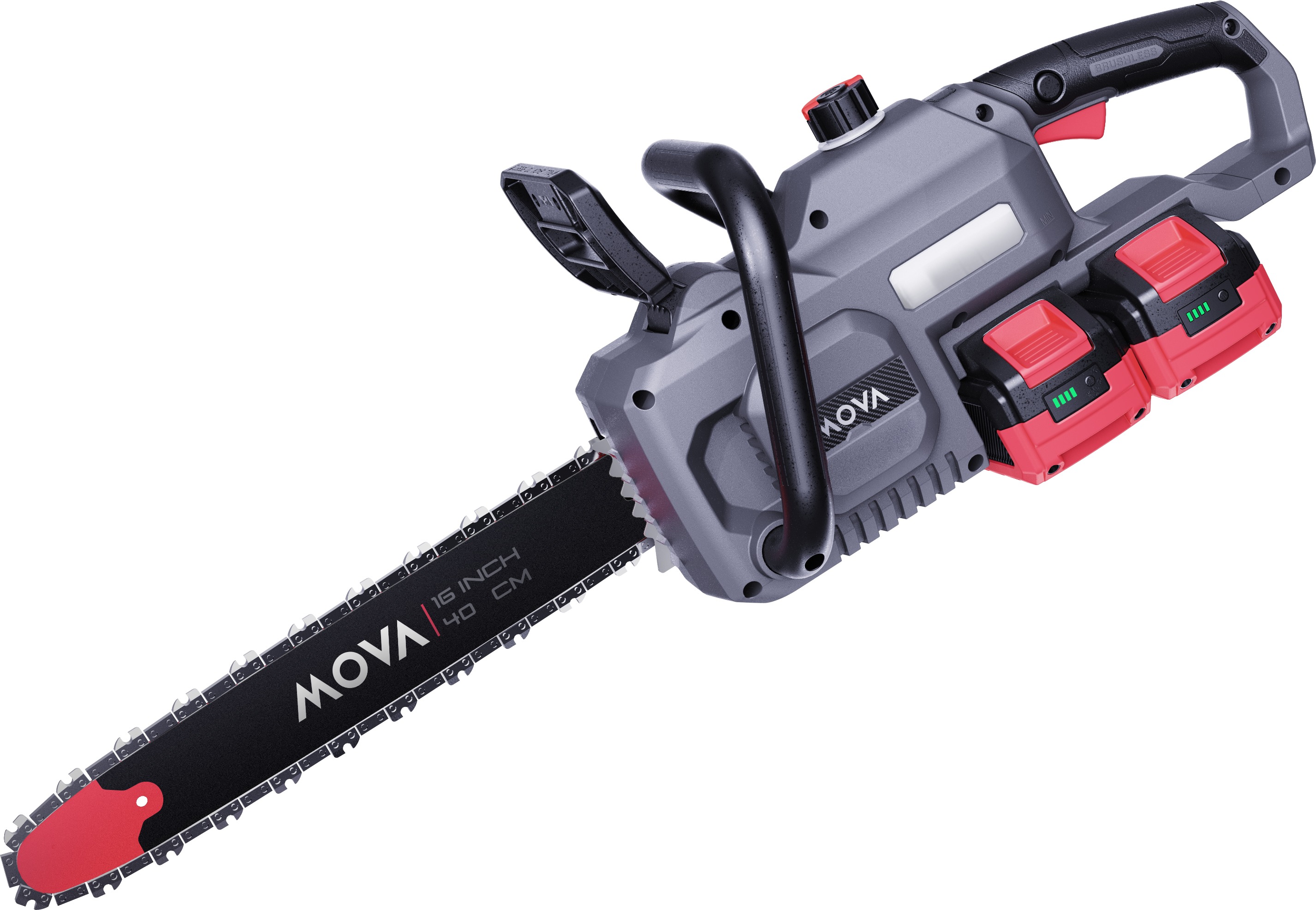 MOVA Reťazová píla AKU 40 V, sada (2× 2 Ah)