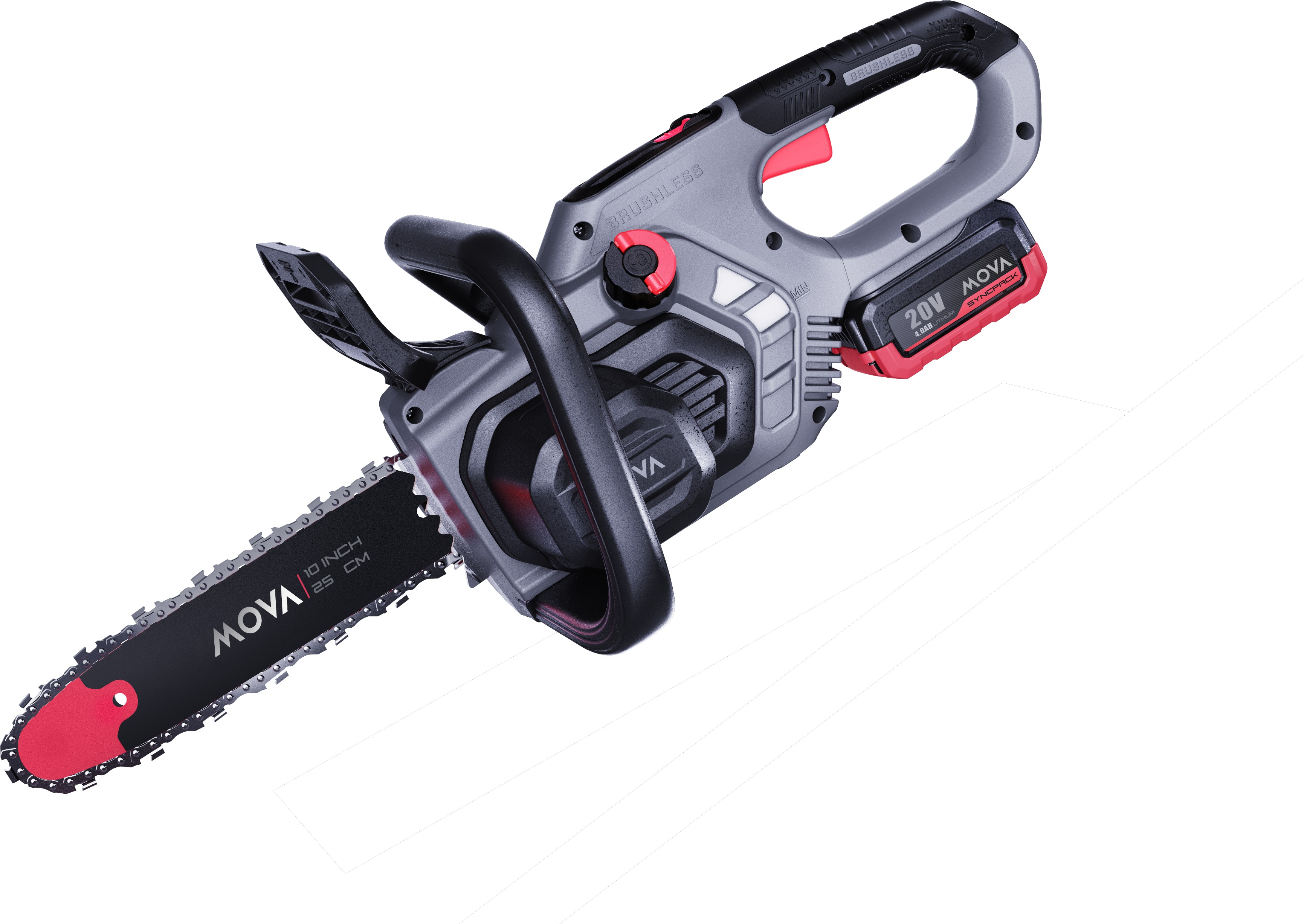 MOVA Reťazová píla AKU 20 V, sada (1× 4 Ah)