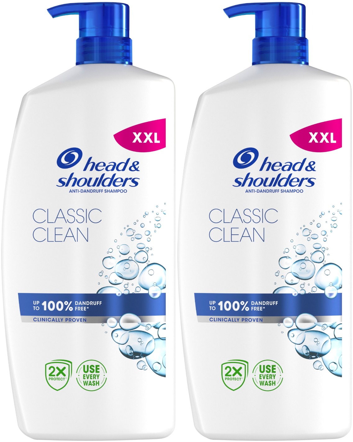 HEAD & SHOULDERS Classic Clean 2 × 800 ml