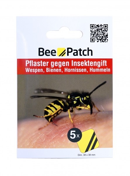 BEE-PATCH Náplasť na ošetrenie včelieho / osieho bodnutia 5 ks
