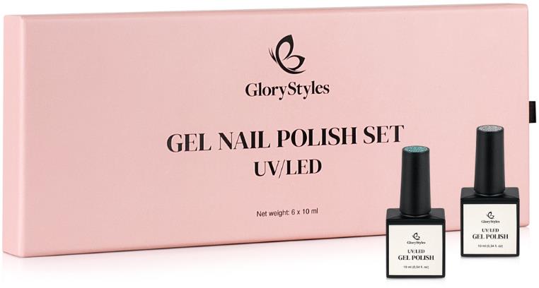 GloryStyles Súprava gél lakov GP05 Pearl 60 ml