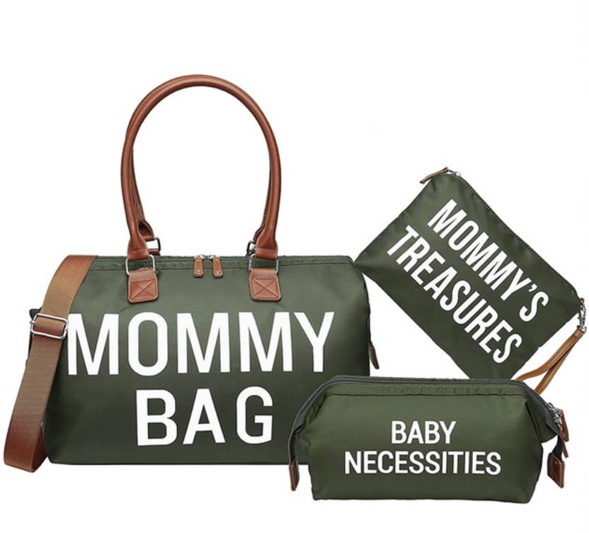 MxM Mommy bag Green set 3 ks
