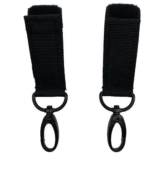 Úchyty na tašku ku kočíku Black