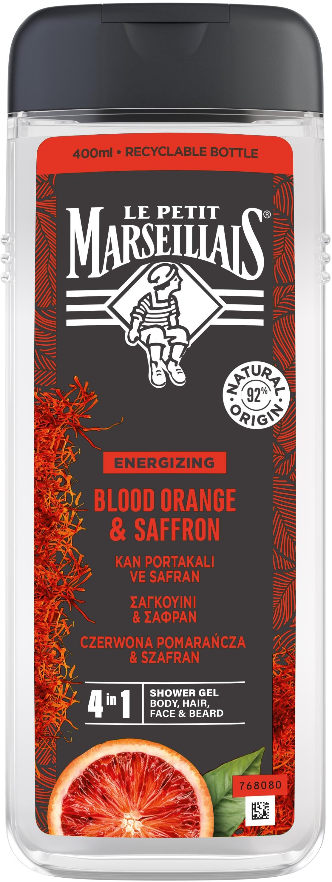 Le Petit Marseillais Sprchový gél Červený pomaranč & Šafran 400 ml