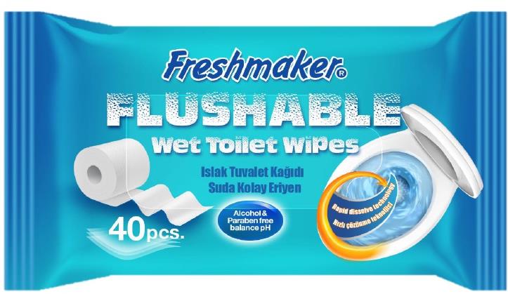 FRESHMAKER Vlhčený toaletný papier 40 ks