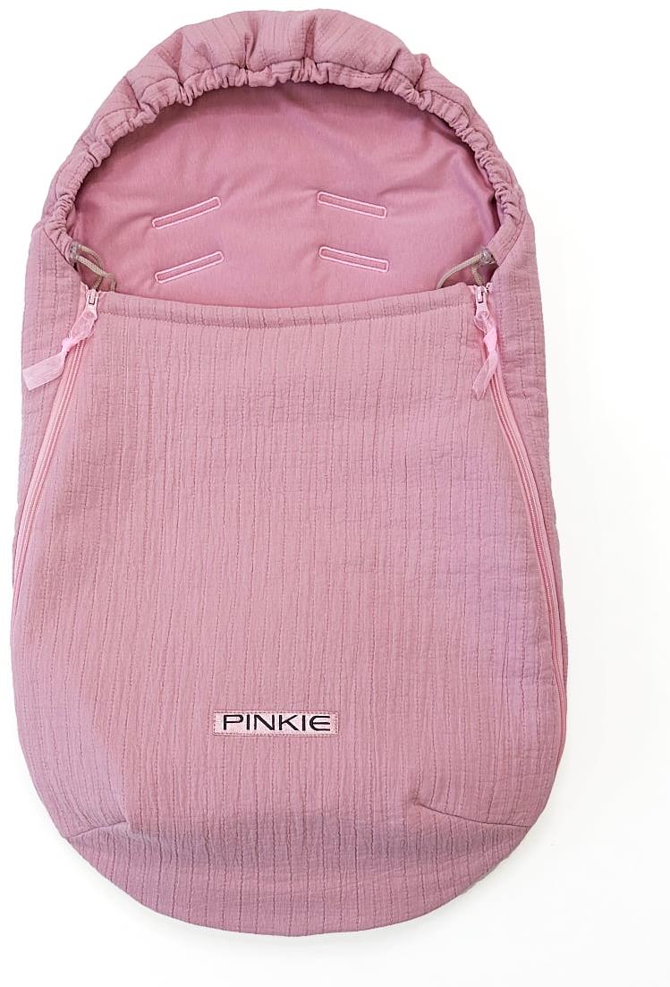Pinkie Fusak Pink muslin BIO 0 – 12 mesiacov