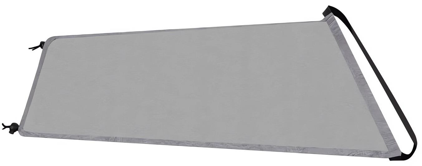 Malatec 23975 Slnečná clona na kočík 50 × 36 × 72 cm, sivá